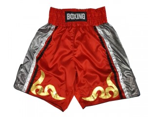 Designa egna Boxningsshorts Boxing Shorts : KNBSH-030-Röd
